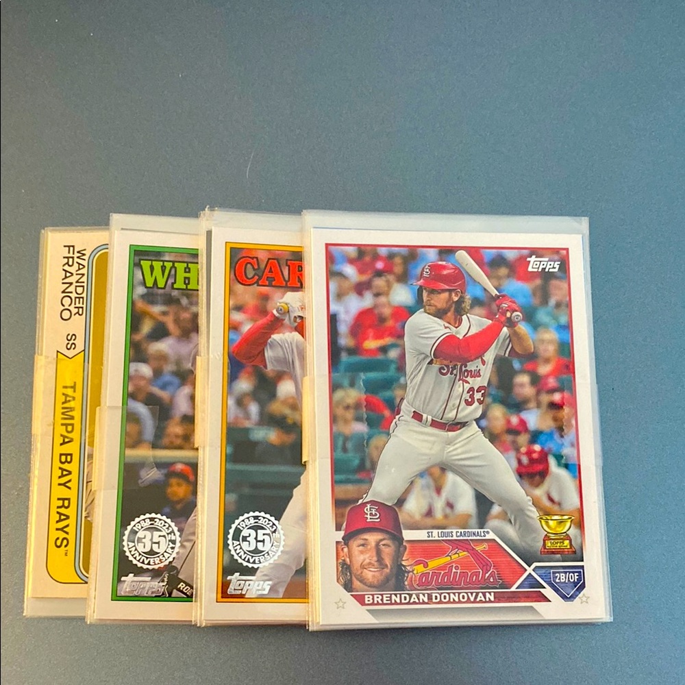 Topps Baseball Cards Set -28 New cards in sleeves (mystery set)